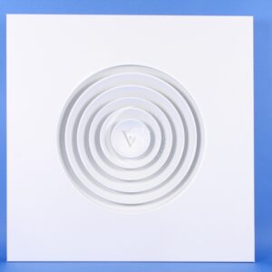 DIFUSOR CIRCULAR SOBRE PLACA PARA TECHO