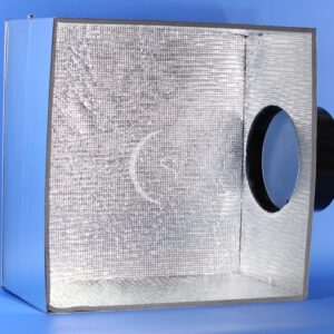 CAJA PLENUM AISLADO PARA PLACAS CUADRADAS
